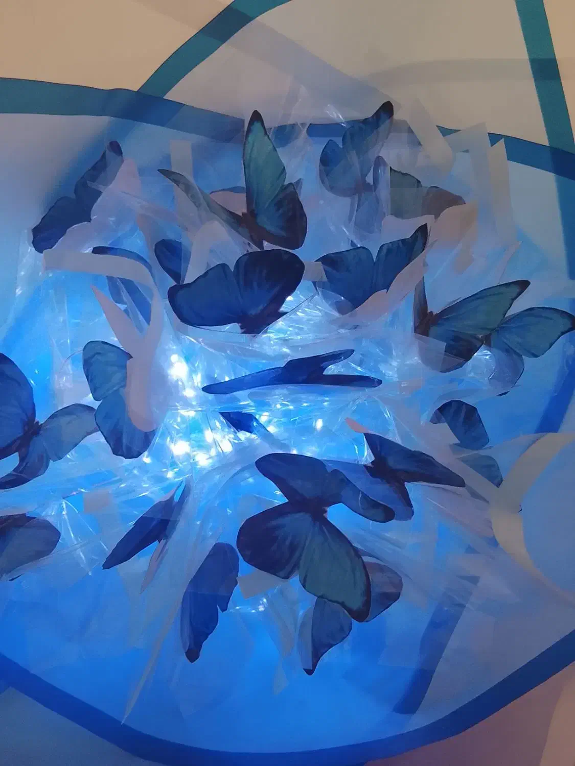 دسته گل پروانه ای|گل مصنوعی|فسا, |دیوار