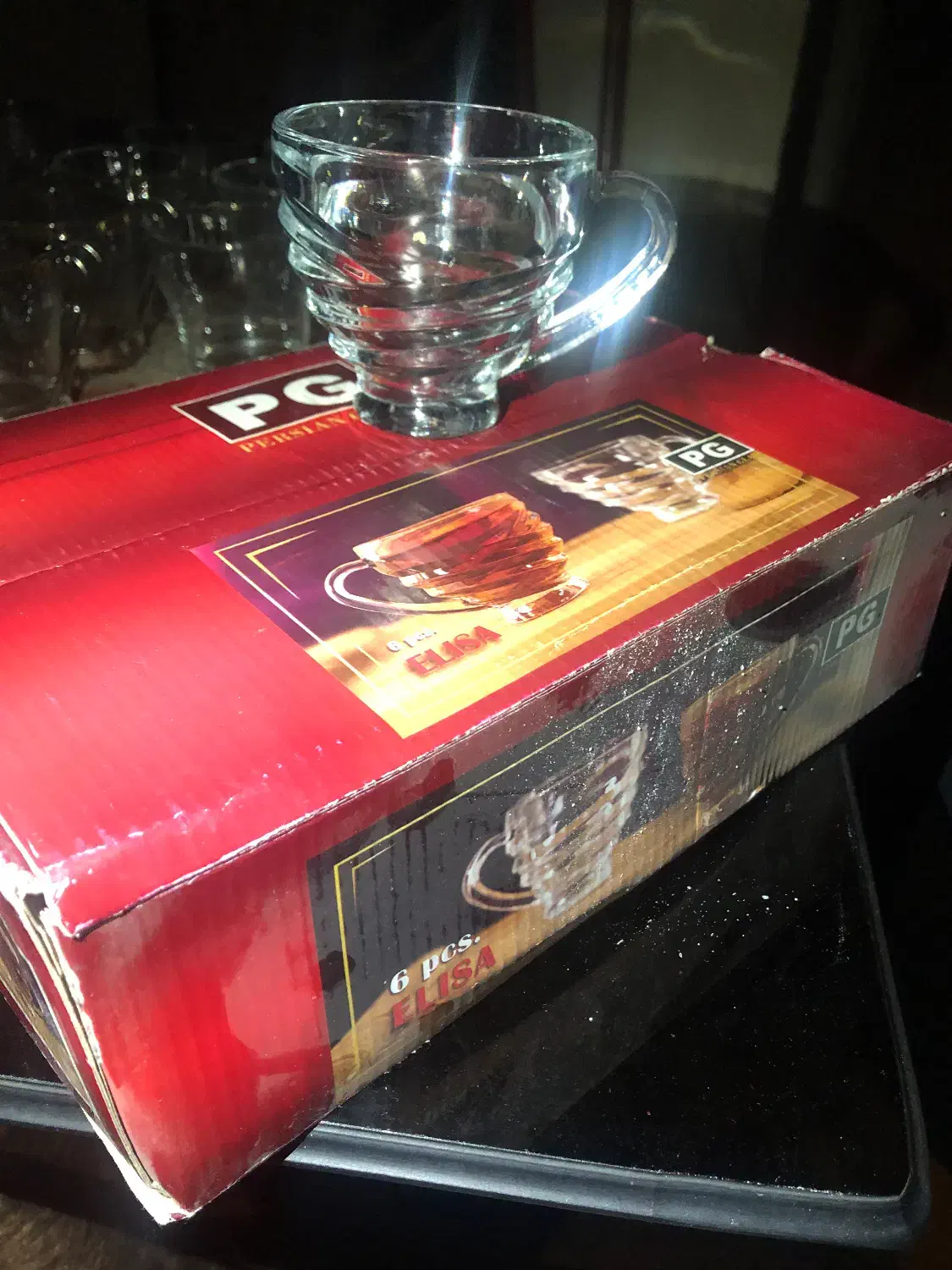 فنجان شفاف نو قیمت مناسب|ظروف سرو و پذیرایی|شاهین‌شهر, عطار|دیوار