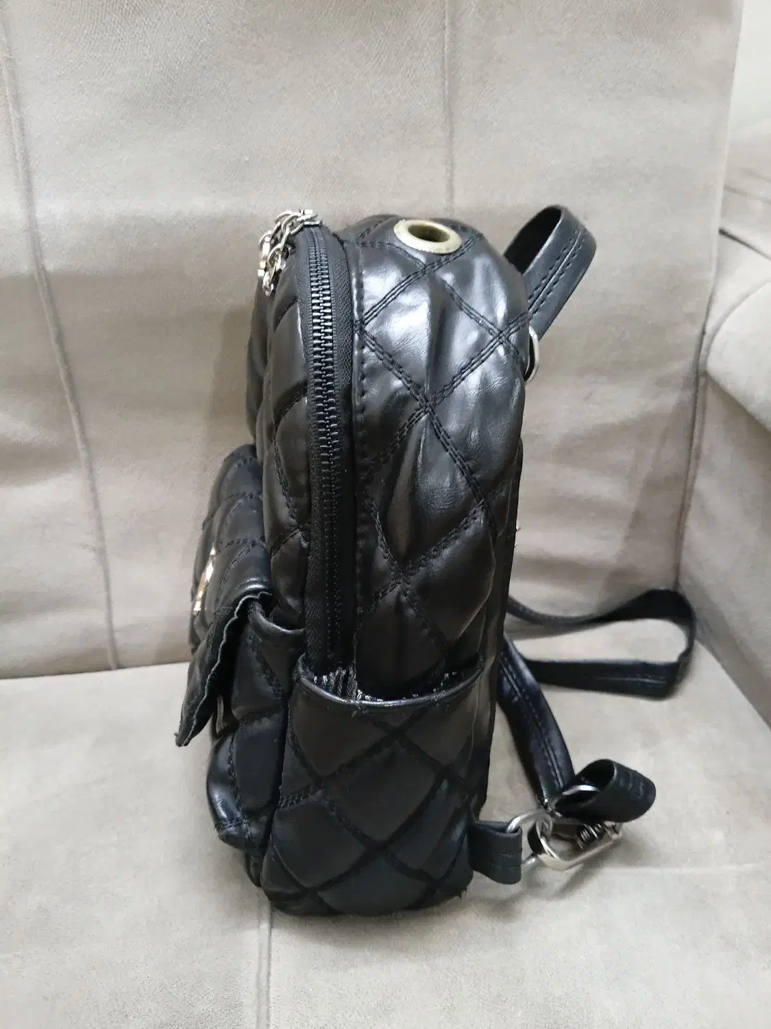 کیف کوله دو حالته چرم ترک مارک شنل نوی نو|کیف، کفش، کمربند|مشهد, صیاد شیرازی|دیوار