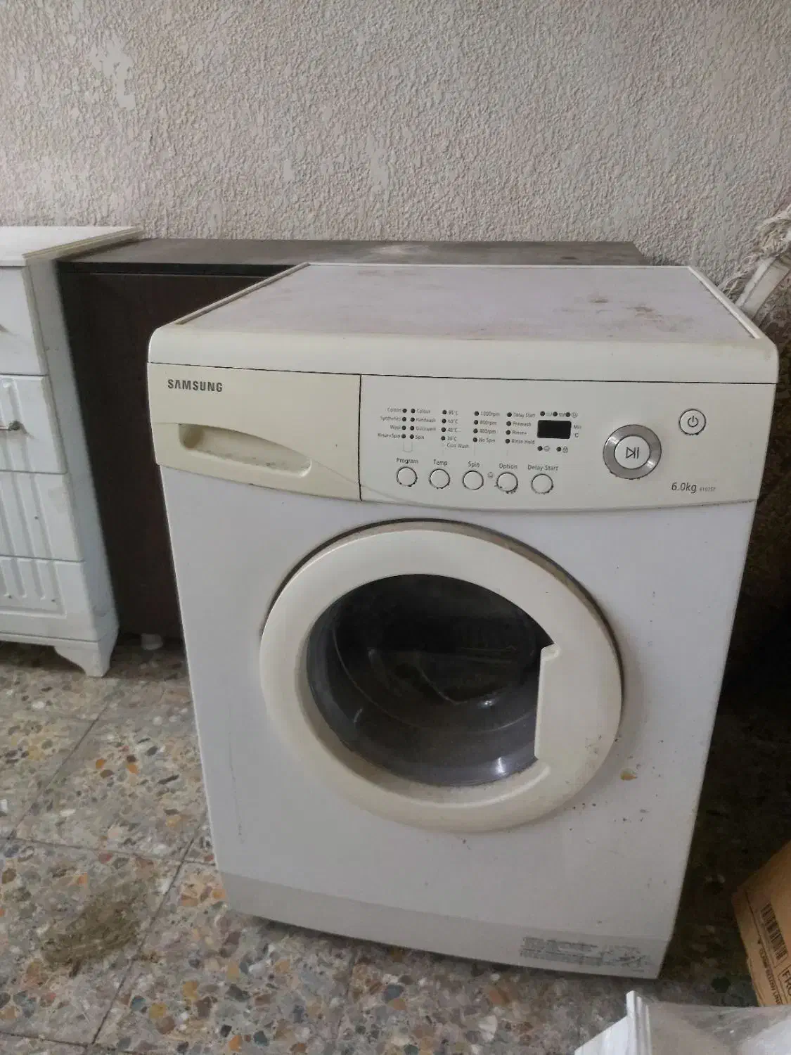 لباسشویی سامسونگ سالم بدون تعمیر|ماشین لباسشویی و خشک‌کن لباس|لاهیجان, قیام|دیوار