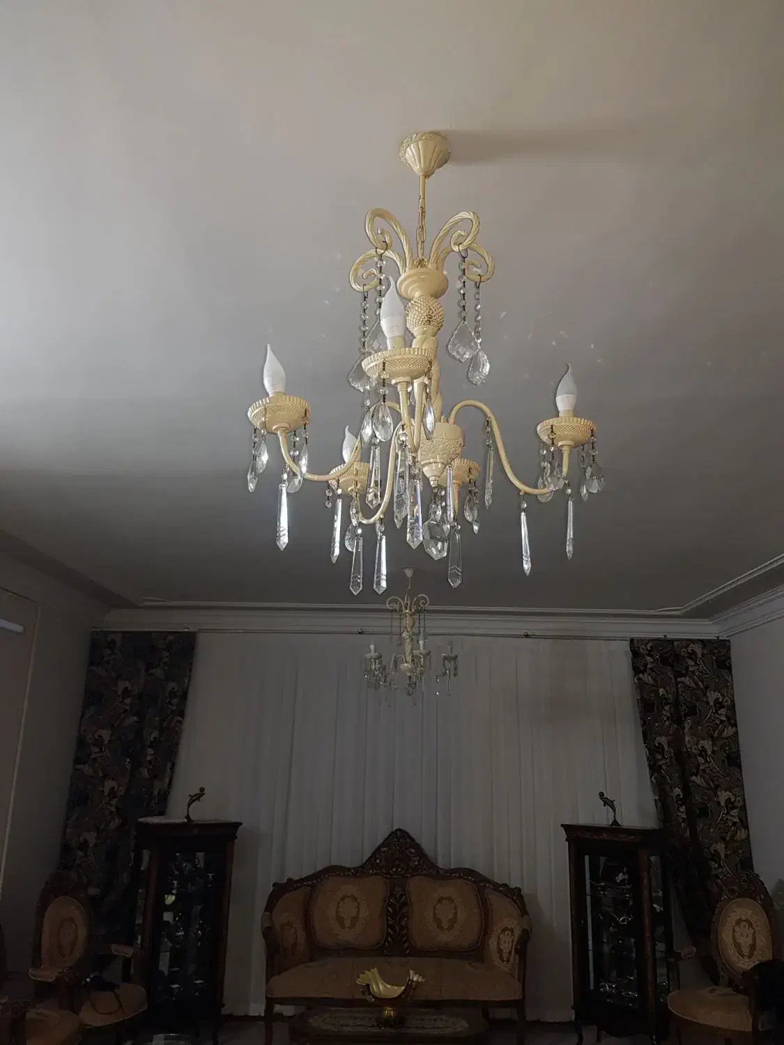 لوستر دست دوم|لوستر و چراغ آویز|قوچان, |دیوار