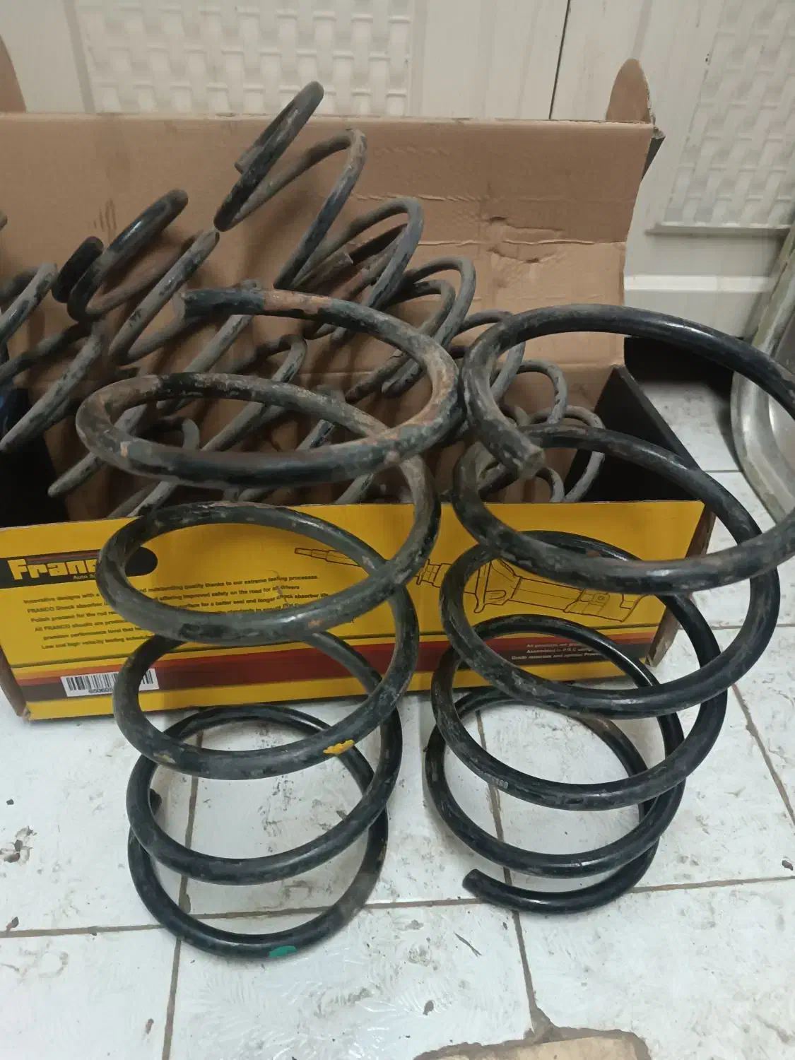 فنرلول پراید پژو لاستیک موتورکراس منبع اگزوز پراید|قطعات یدکی و لوازم جانبی|محمدیه-قزوین, |دیوار