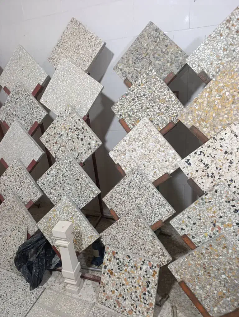 موزاییک صنعتی و واش بتن با بهترین کیفیت|مصالح و تجهیزات ساختمان|مرودشت, پشت سایپا|دیوار