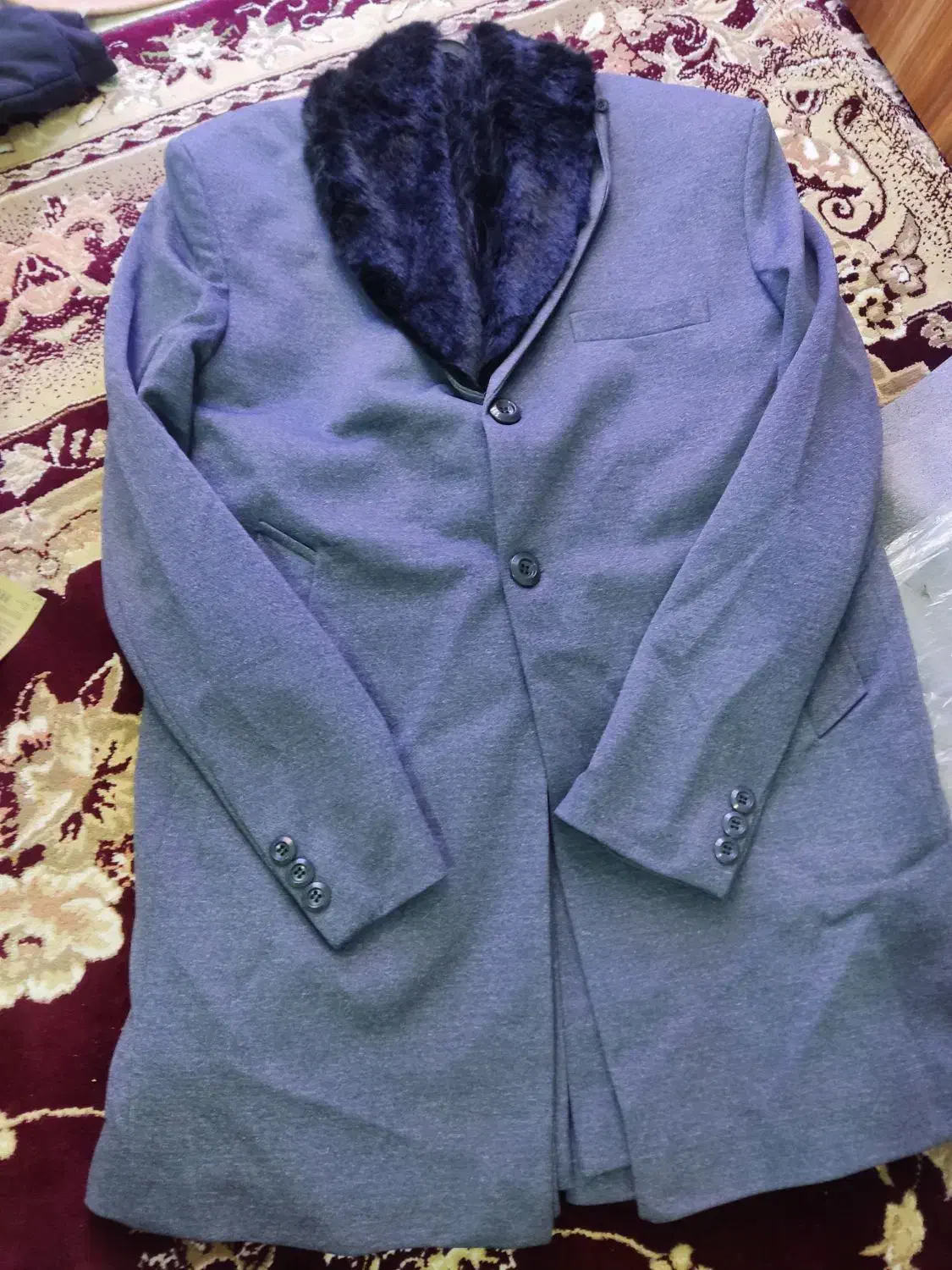 پالتو مردانه پاییزی یقه خزدار|لباس|زابل, |دیوار