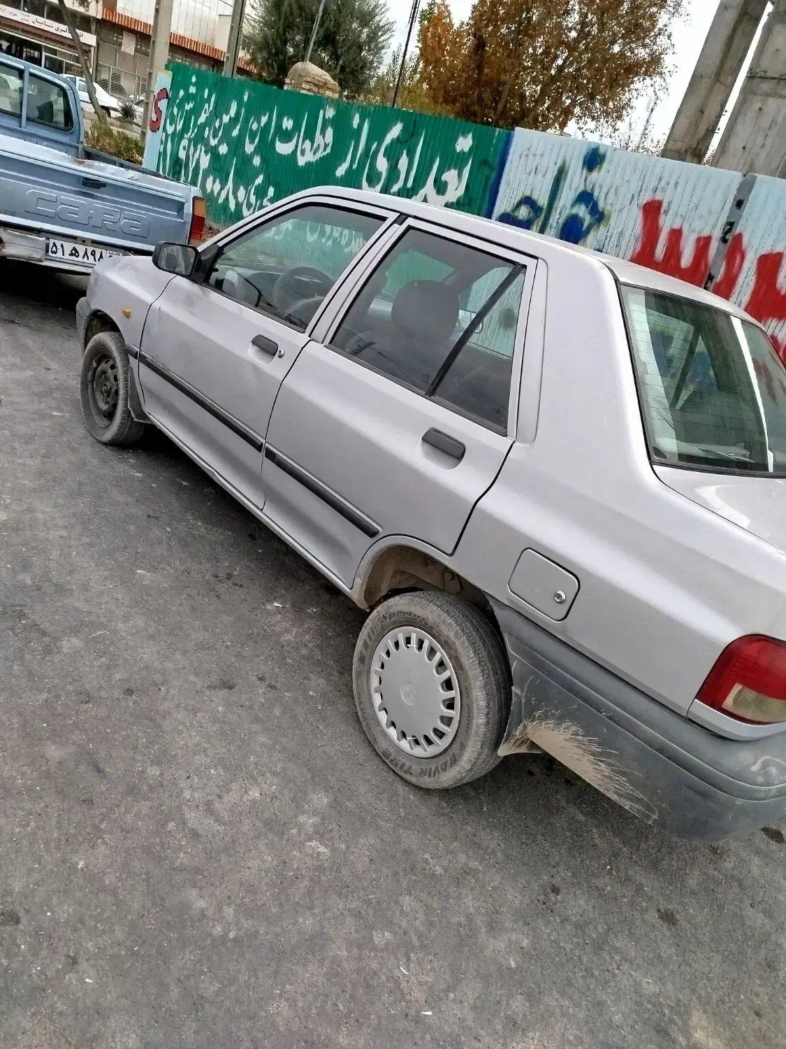 پراید بی‌رنگ فروشی‌تمیز‌بیمه۱۱ماه|خودرو سواری و وانت|مزرعه کتول, |دیوار