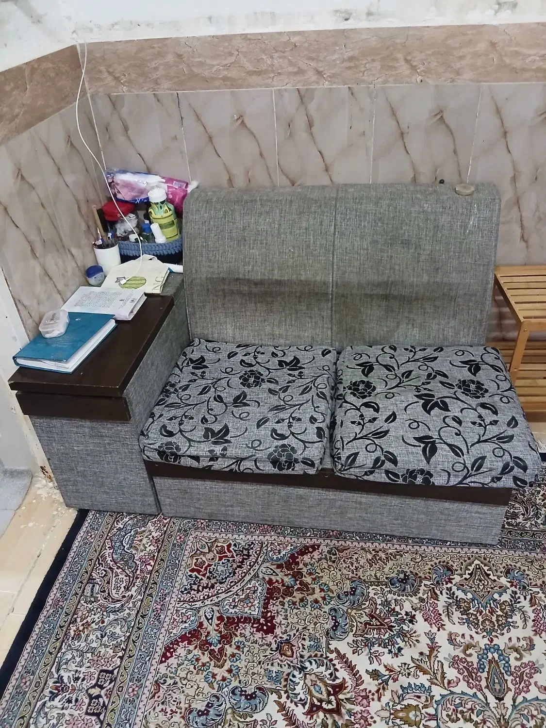 مبل هفت نفره حالت ال مانند|مبلمان خانگی و میز عسلی|خرمشهر, |دیوار