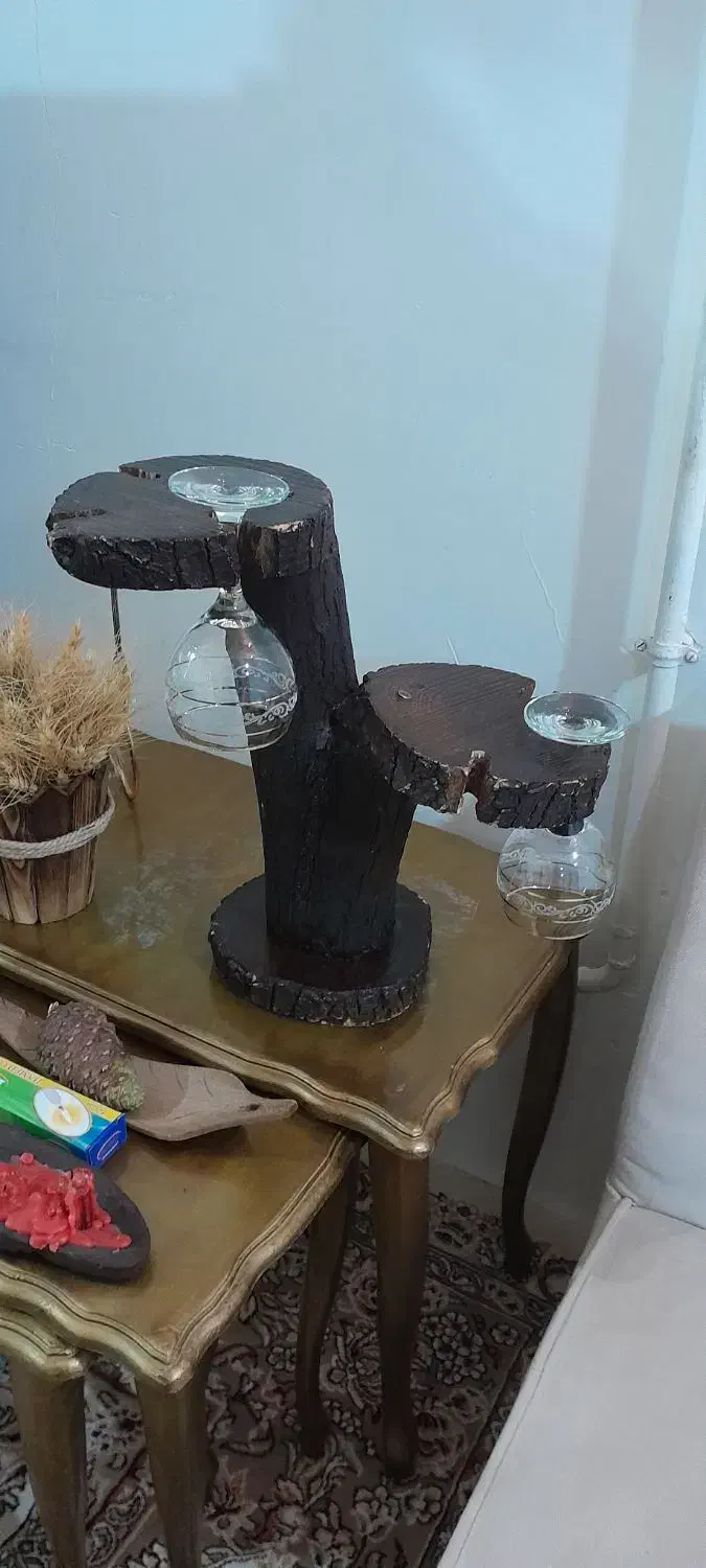 مینی بار .چراغ و جا کلیدی چوبی|صنایع دستی و سایر لوازم تزئینی|کرمانشاه, |دیوار