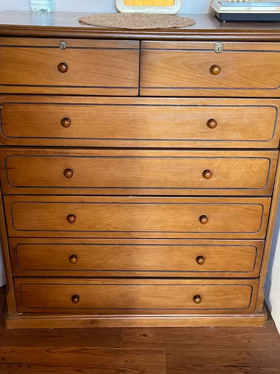 دراور چوبی|جاکفشی، کمد، دراور|چمستان, |دیوار