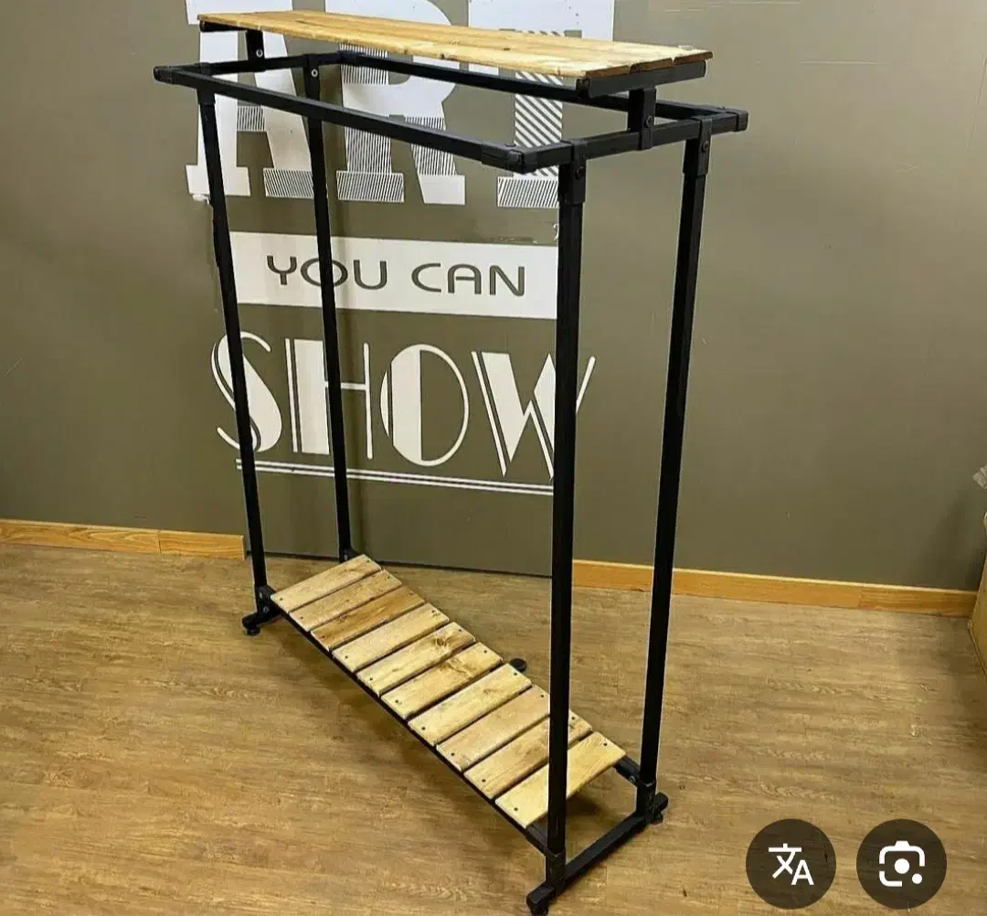 رگال لباس دو طرفه با چوب ام دی اف نو|بندرخت و رخت‌آویز|قرچک, پارس سرام|دیوار