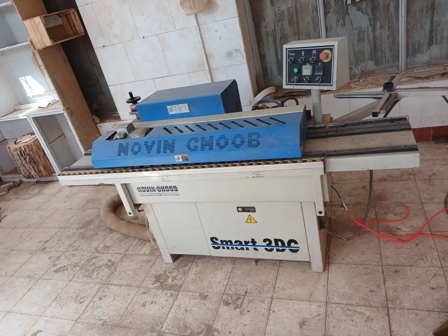 دستگاه لبه چسبان پی وی سی نوین چوب|ماشینآلات صنعتی|نائین, |دیوار