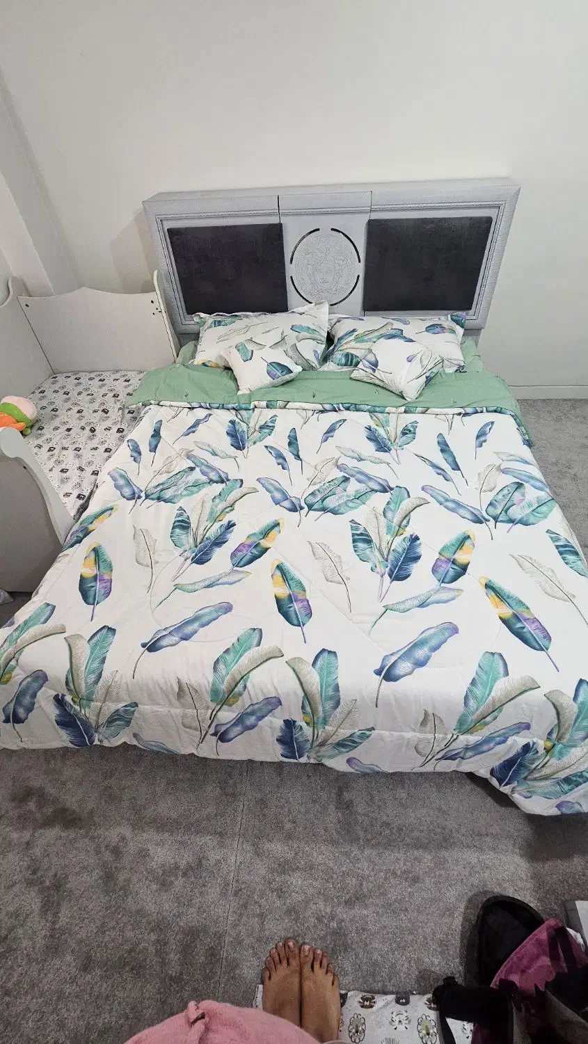 سرویس خواب دو نفره|تخت و سرویس خواب|جم, |دیوار