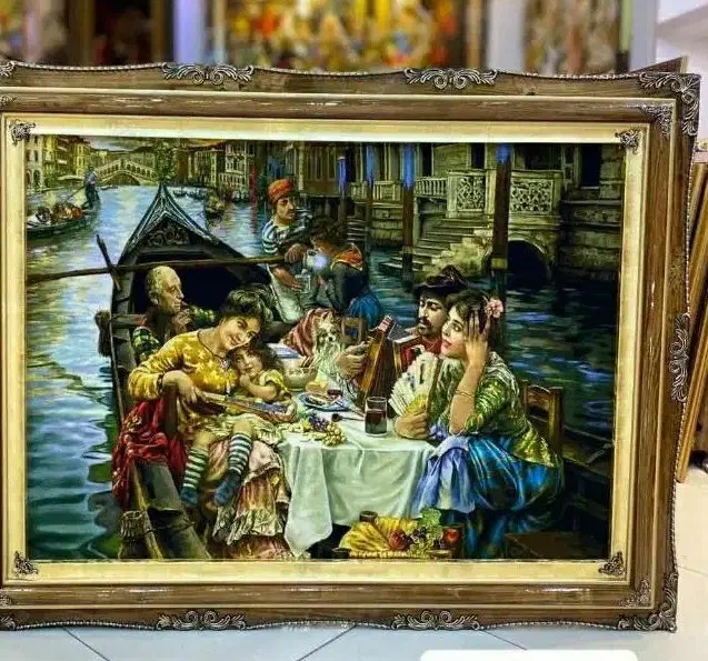 تابلو فرش دستباف ابریشم|تابلو فرش|احمدآبادمستوفی, |دیوار