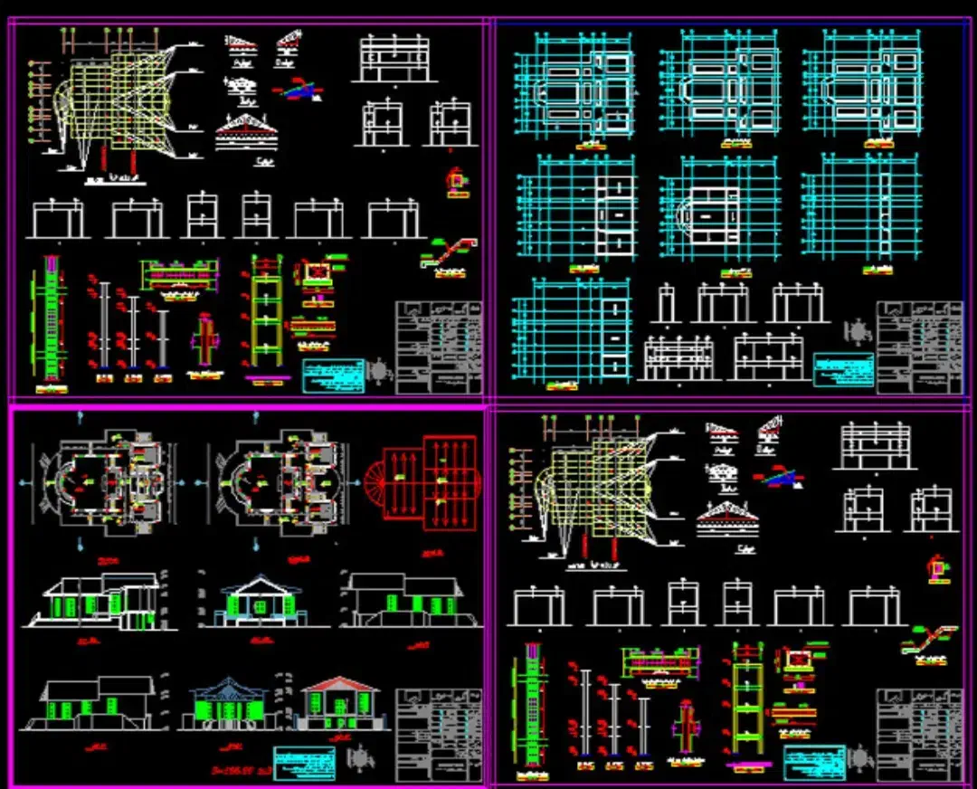 اتوکدکار.autocadطراحی پلان طراحی داخلی نما 3D|خدمات پیشه و مهارت|تهران, امین حضور|دیوار