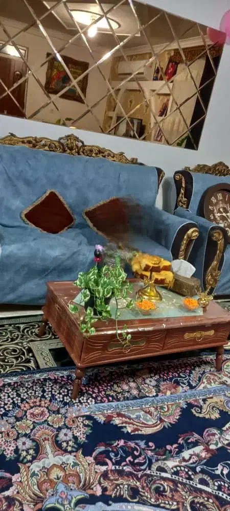 مبل نه نفره همراه روکش|مبلمان خانگی و میز عسلی|اسالم, |دیوار