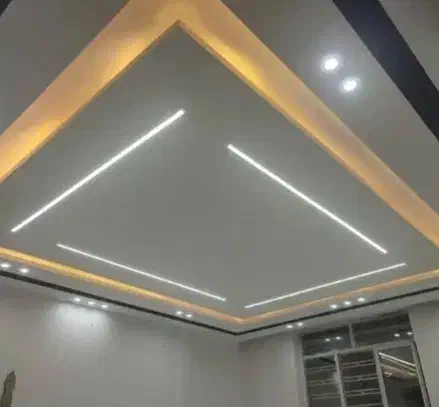 اجرای کناف و سقف کاذب همراه با رنگ امیزی|خدمات پیشه و مهارت|خرم‌آباد, |دیوار