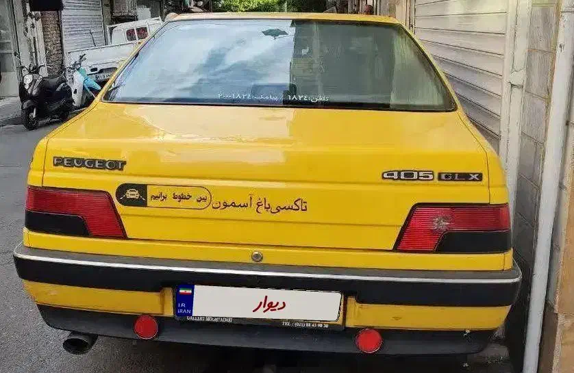 تاکسی پژو 405 GLX - دوگانه سوز CNG، مدل ۱۳۹۴|خودرو سواری و وانت|تهران, شمیران‌نو|دیوار