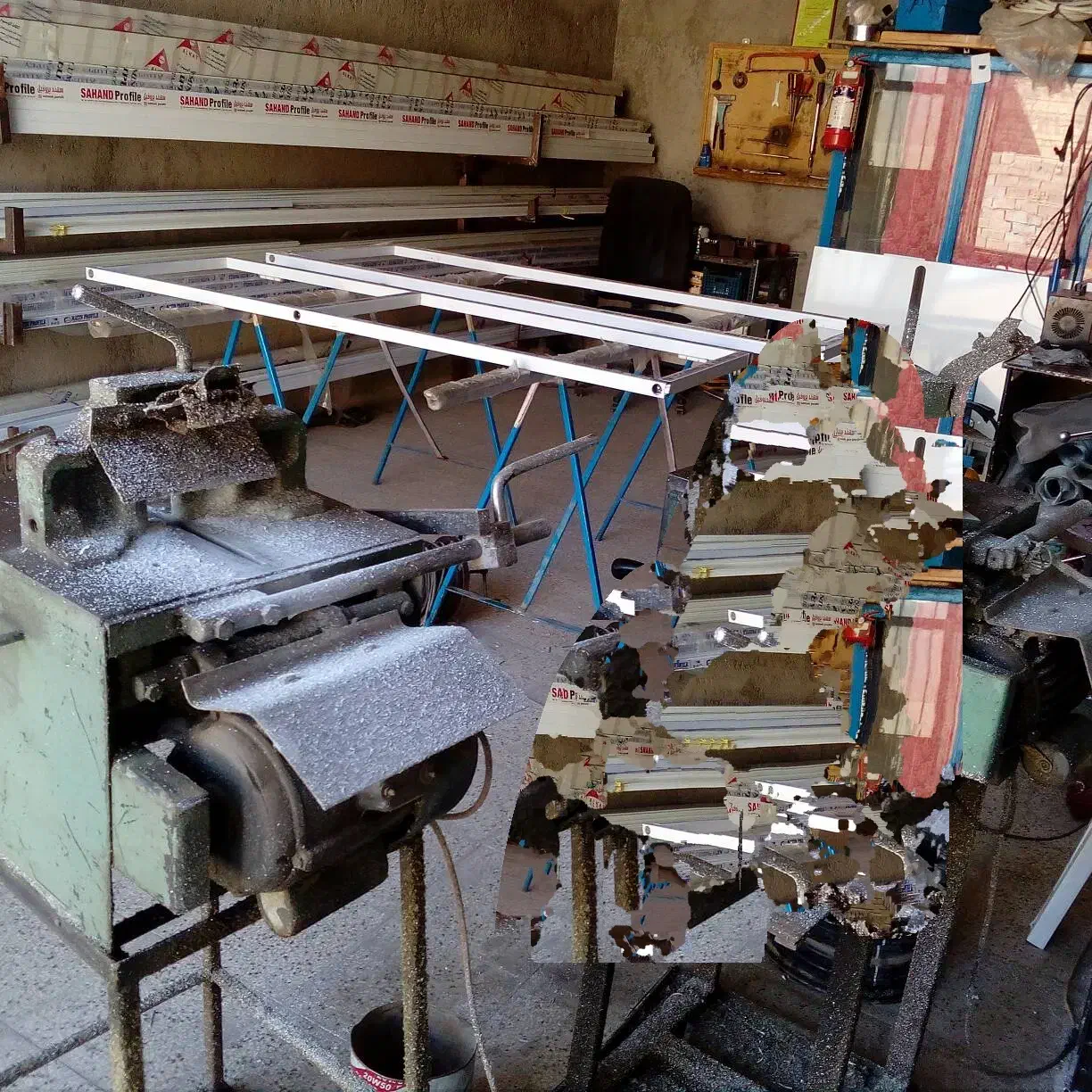 وسایل آلومینیوم سازی|ابزارآلات|قائن, |دیوار