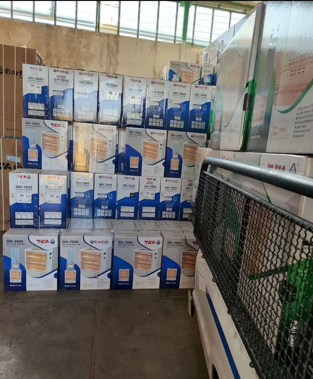 بخاری برقی فن دار    برفاب|بخاری، هیتر، شومینه|رودبار, |دیوار