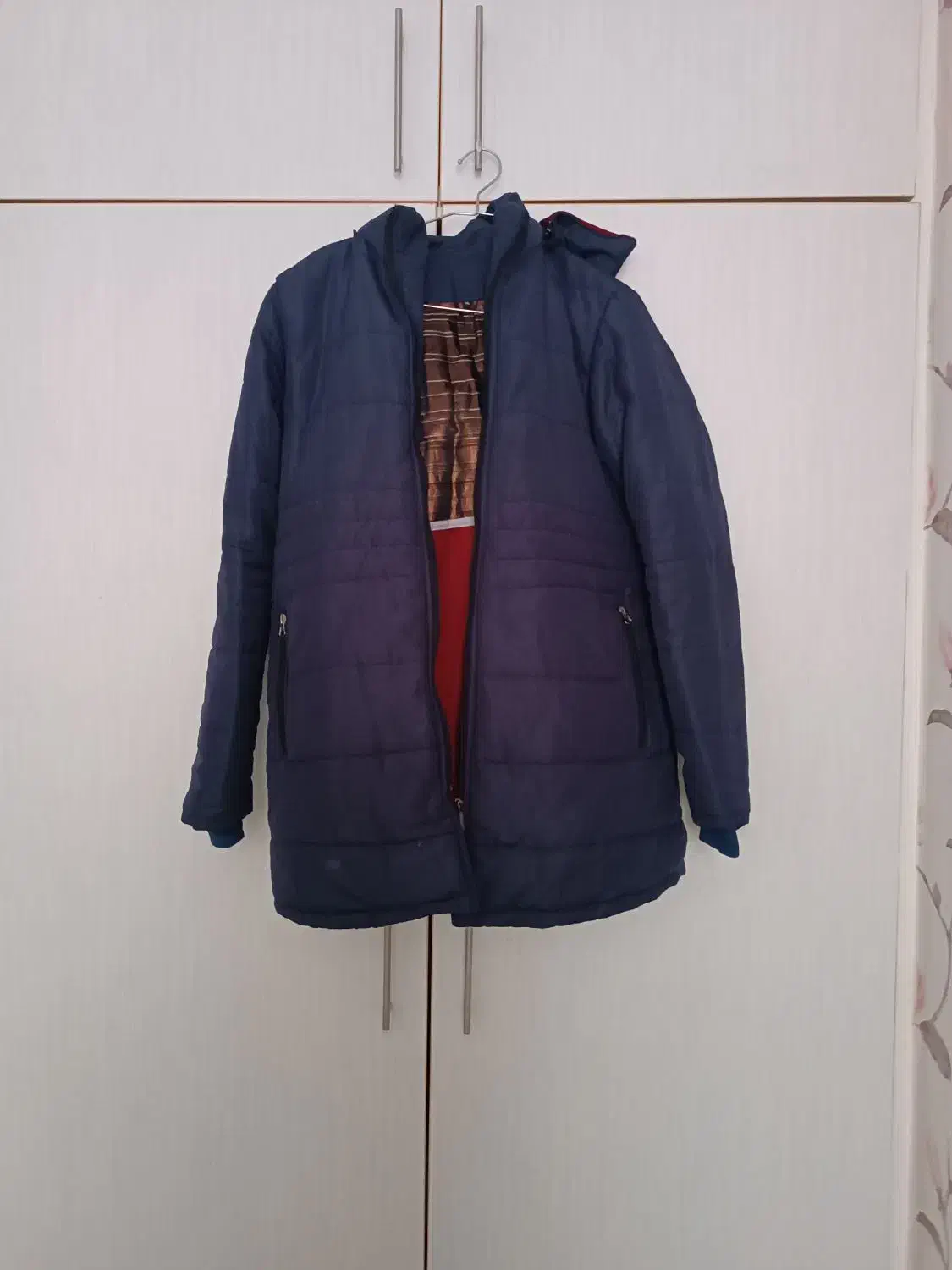 کاپشن زنانه سرمه ای کاملا سالم|لباس|پردیس, فاز ۲|دیوار