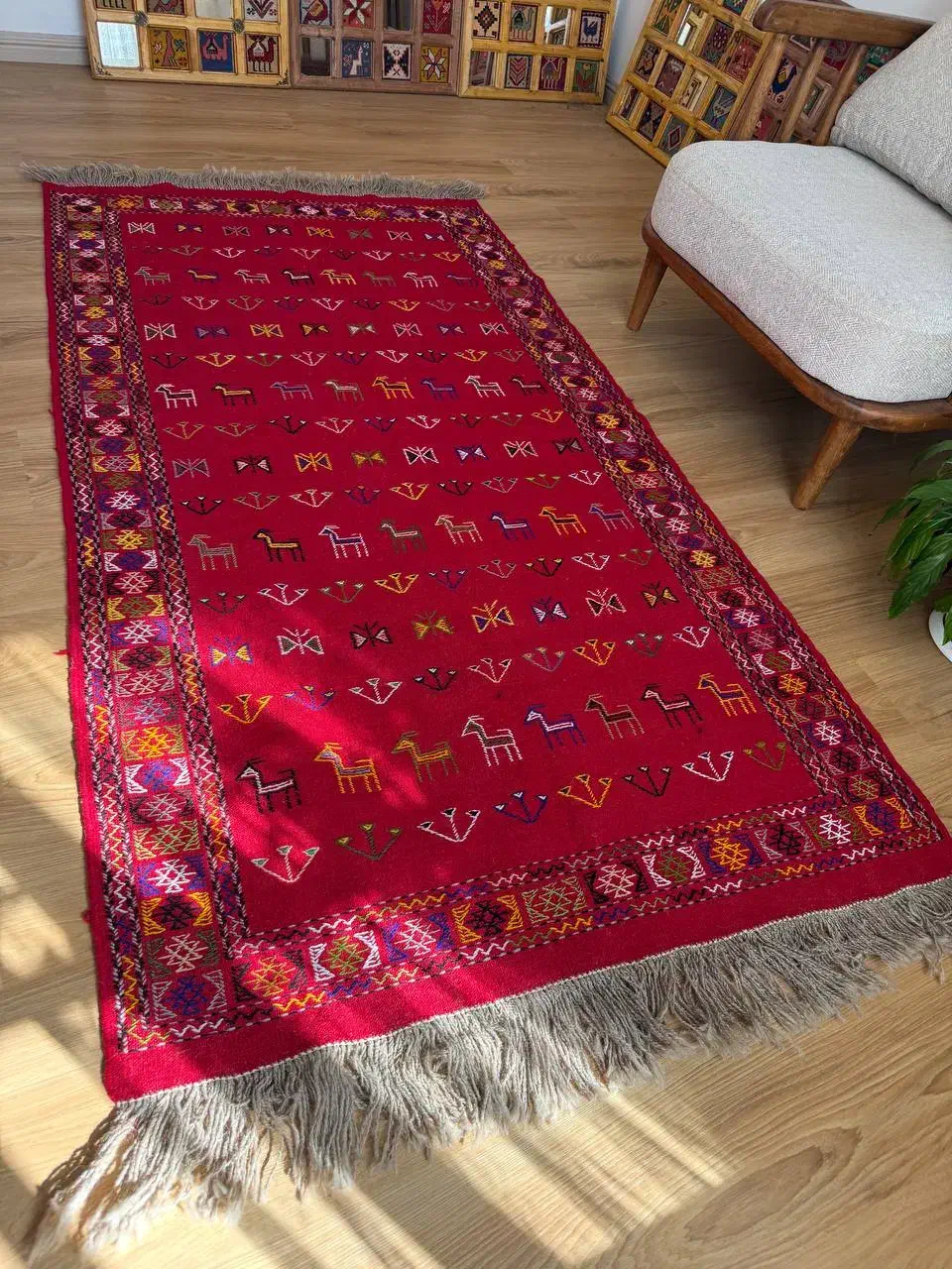 گلیم فرش|گلیم، جاجیم، گبه|یاسوج, |دیوار