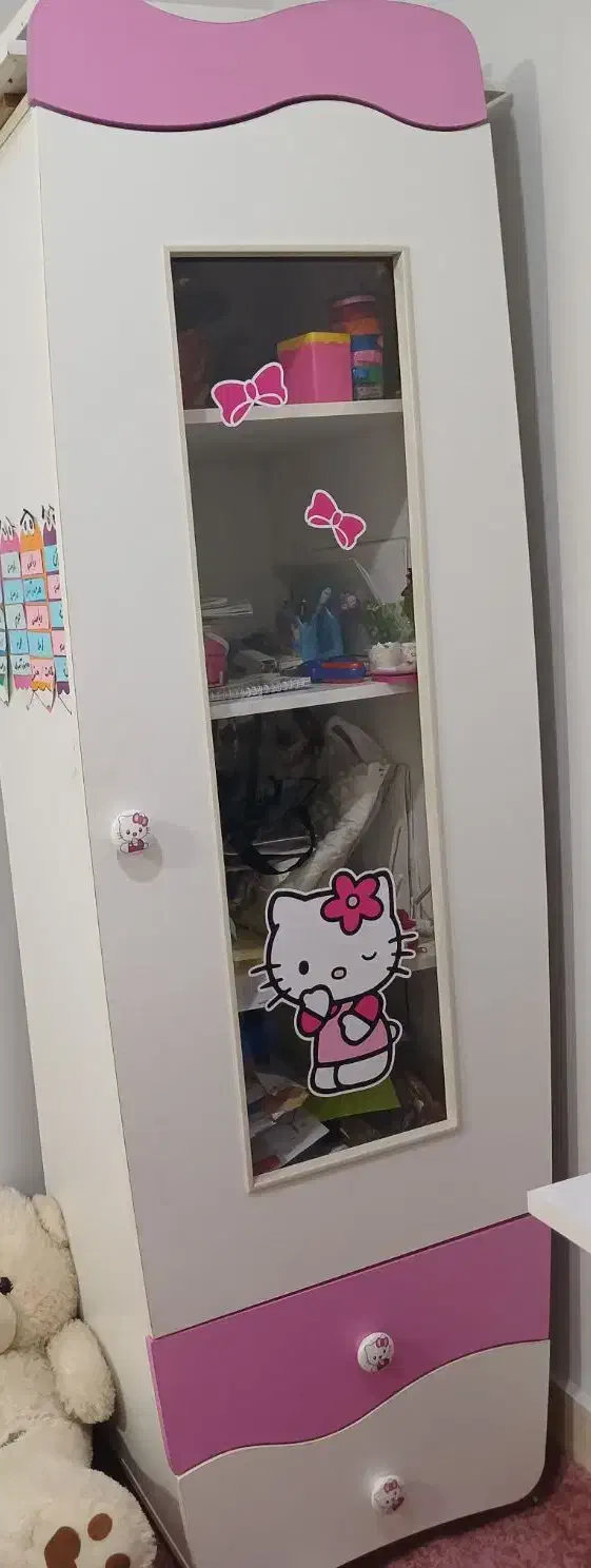 تخت دو منظوره کودک و نوجوان و کمد|تخت و سرویس خواب|آبادان, |دیوار