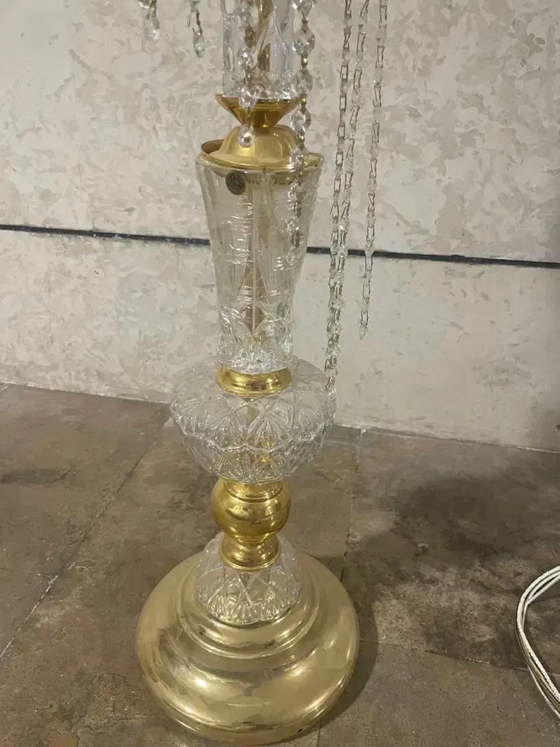 آباژور بلند کریستالی|چراغ خواب و آباژور|کرج, گوهردشت|دیوار