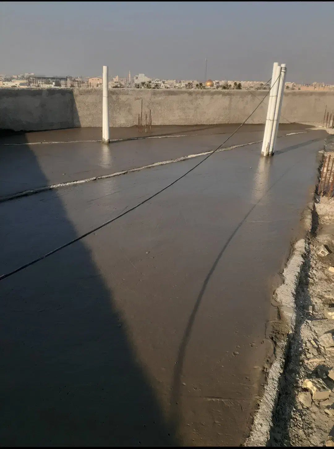 فوم بتن جهت کفسازی و شیب بندی ساختمان|خدمات پیشه و مهارت|بهبهان, |دیوار