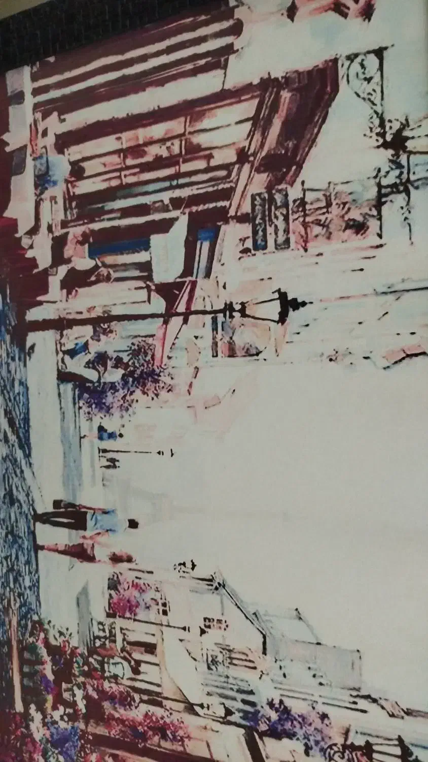 تابلو چراغ دار|تابلو، نقاشی، عکس|بومهن, |دیوار