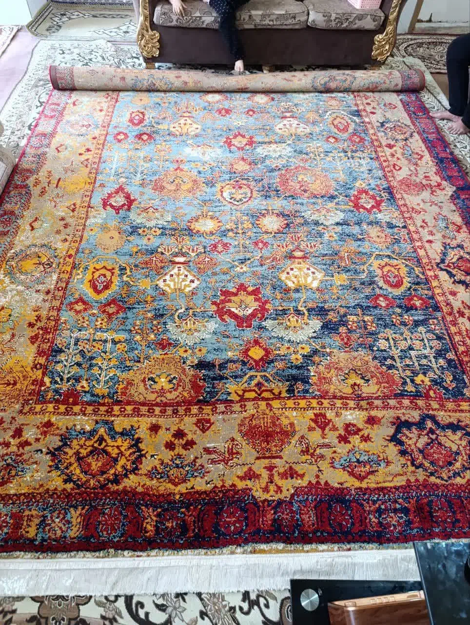 فرش و گیلیم و پوست گاو|فرش|اصفهان, آزادان|دیوار