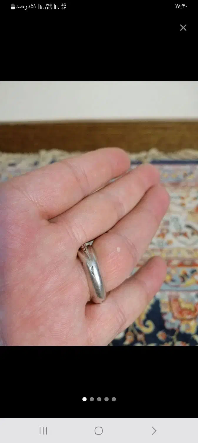 انگشتر نقره  توپاز پوست میازی|جواهرات|چابهار, |دیوار