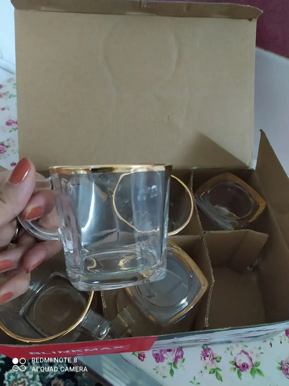 استکان لب طلایی|ظروف سرو و پذیرایی|قم, نیروگاه|دیوار