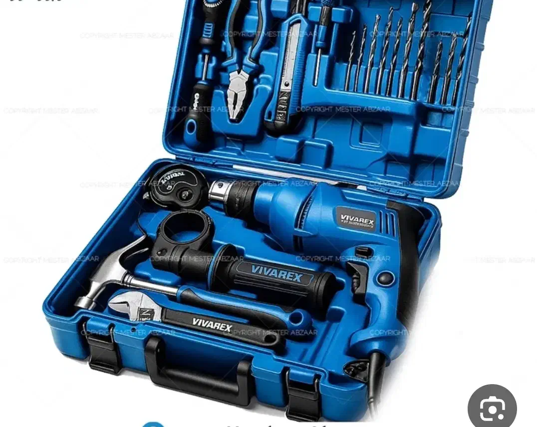 کیت 40پارچه دریل شارژی و 20پارچه دریل برقی شرایطی|ابزارآلات|بندر ماهشهر, |دیوار