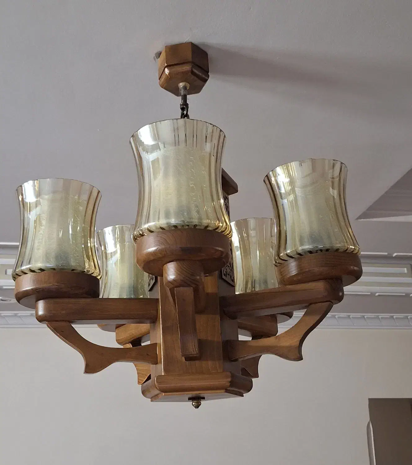 لوستر جوبی دو عدد سالم و نو|لوستر و چراغ آویز|تهران, جوادیه|دیوار