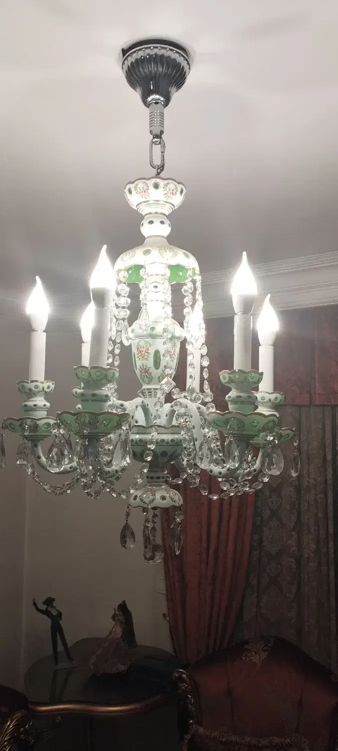 لوستر چک انتیک ست کامل|لوستر و چراغ آویز|تهران, جماران (نیاوران)|دیوار