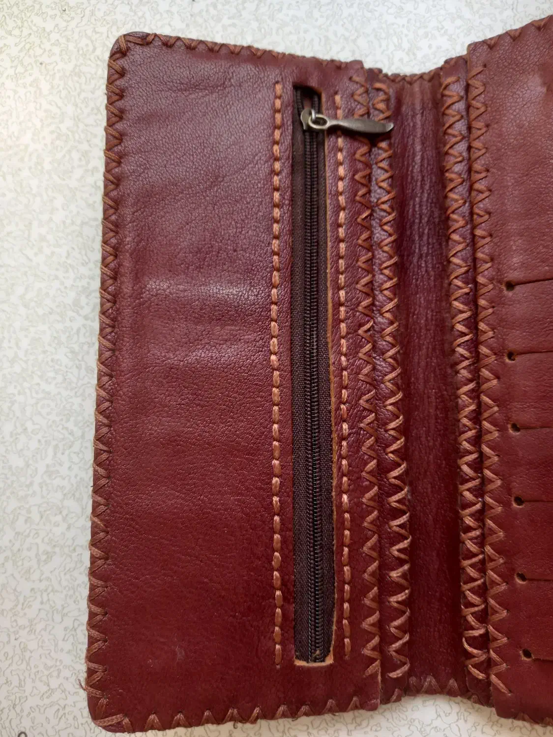 کیف پول چرم طبیعی|کیف، کفش، کمربند|اشتهارد, |دیوار