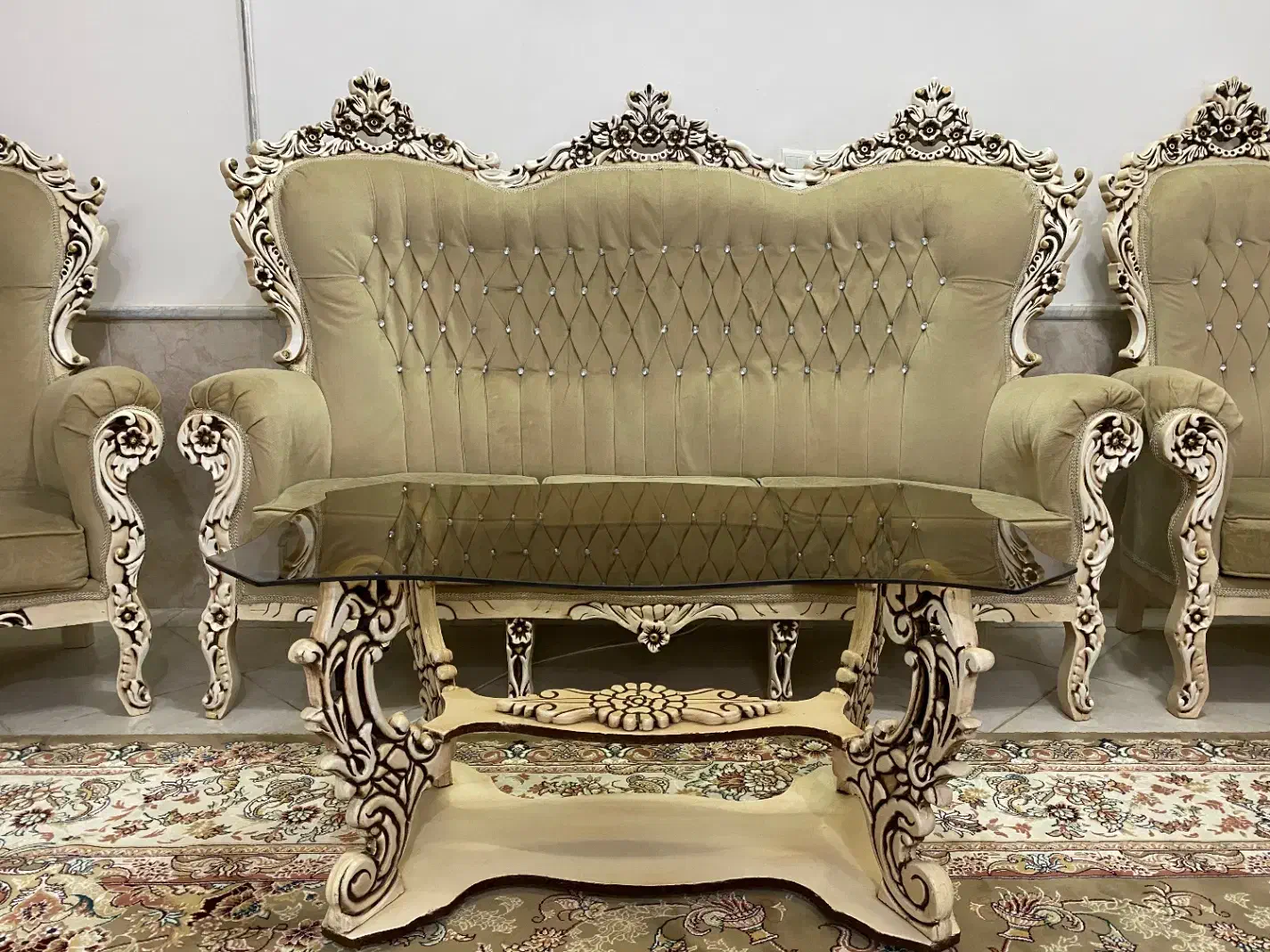 مبل چوب راش|مبلمان خانگی و میز عسلی|تربتحیدریه, بی بی حسنیه|دیوار