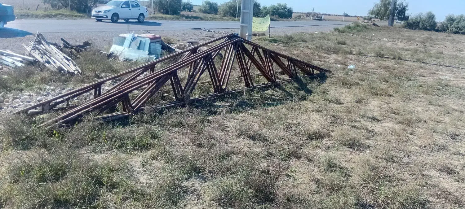 خرپا ۸.۴۰ از لوله|مصالح و تجهیزات ساختمان|بندر ترکمن, |دیوار