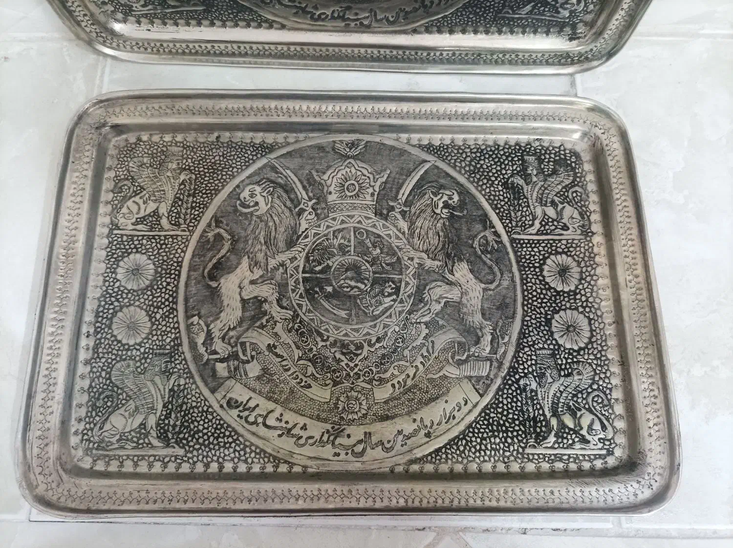 سینی ورشو قلمزنی|کلکسیون و سرگرمی|بروجرد, |دیوار