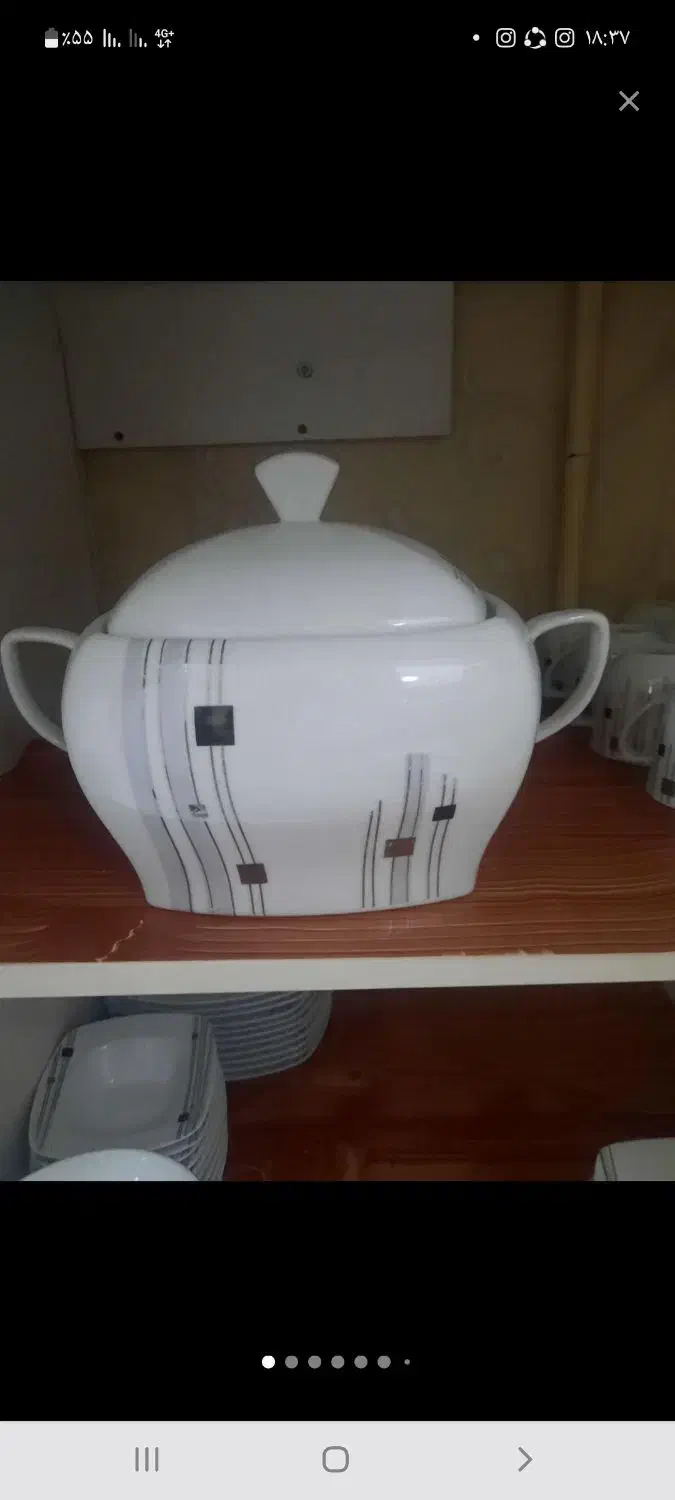 چینی ۱۲نفره توس|ظروف سرو و پذیرایی|محمدشهر, محمدشهر|دیوار