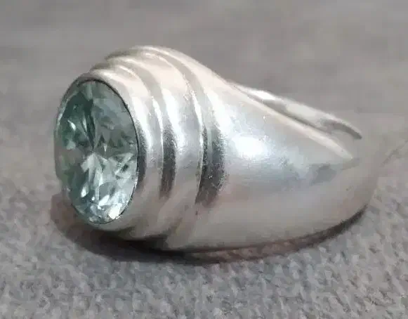 انگشترنقره پنبه ای موزانایت|جواهرات|کرج, خرمدشت|دیوار