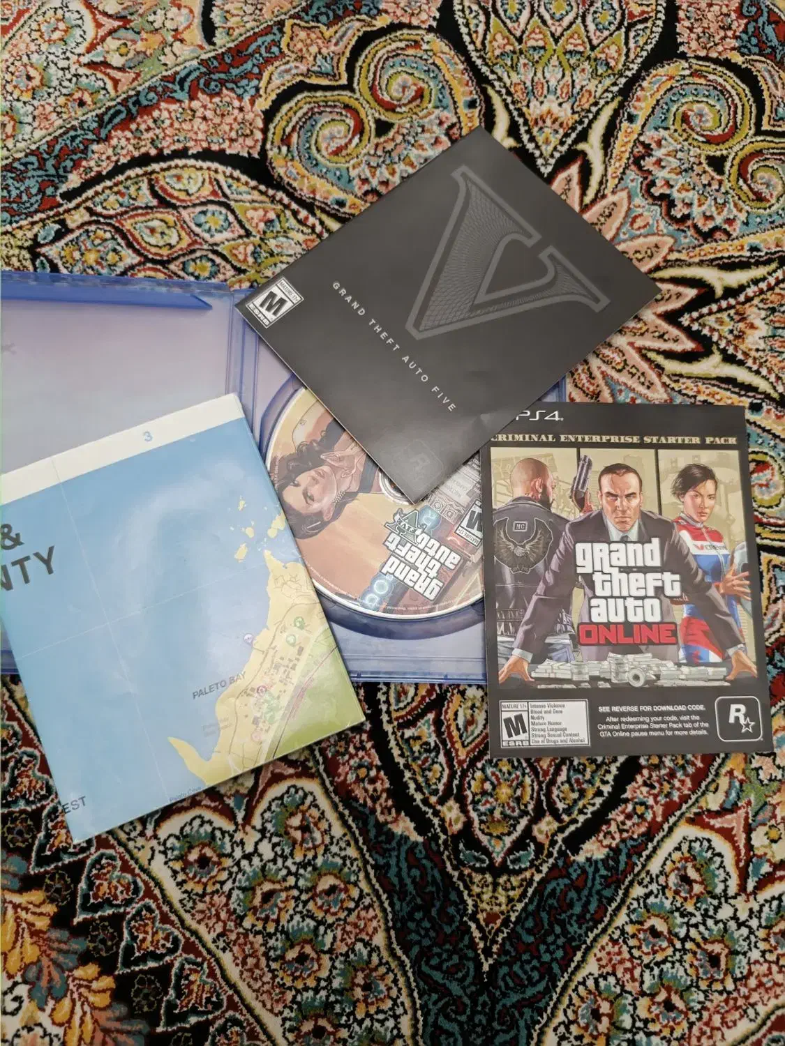 سی دی بازی GTA  V برای PS4|کنسول، بازی ویدئویی و آنلاین|تهران, نظام‌آباد|دیوار