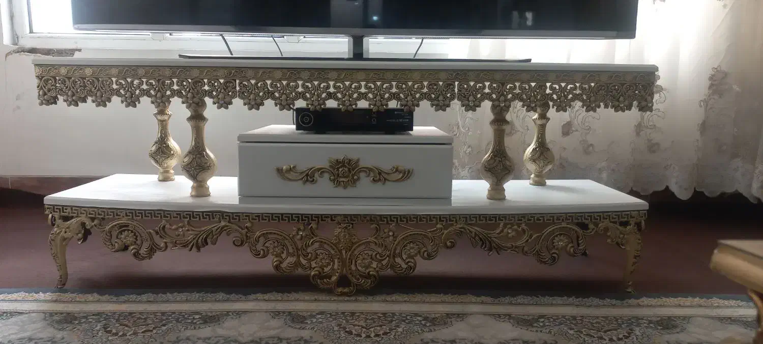 اینهوکنسولوساعتو.زیرتلوزیون|بوفه، ویترین، کنسول|جوانرود, |دیوار