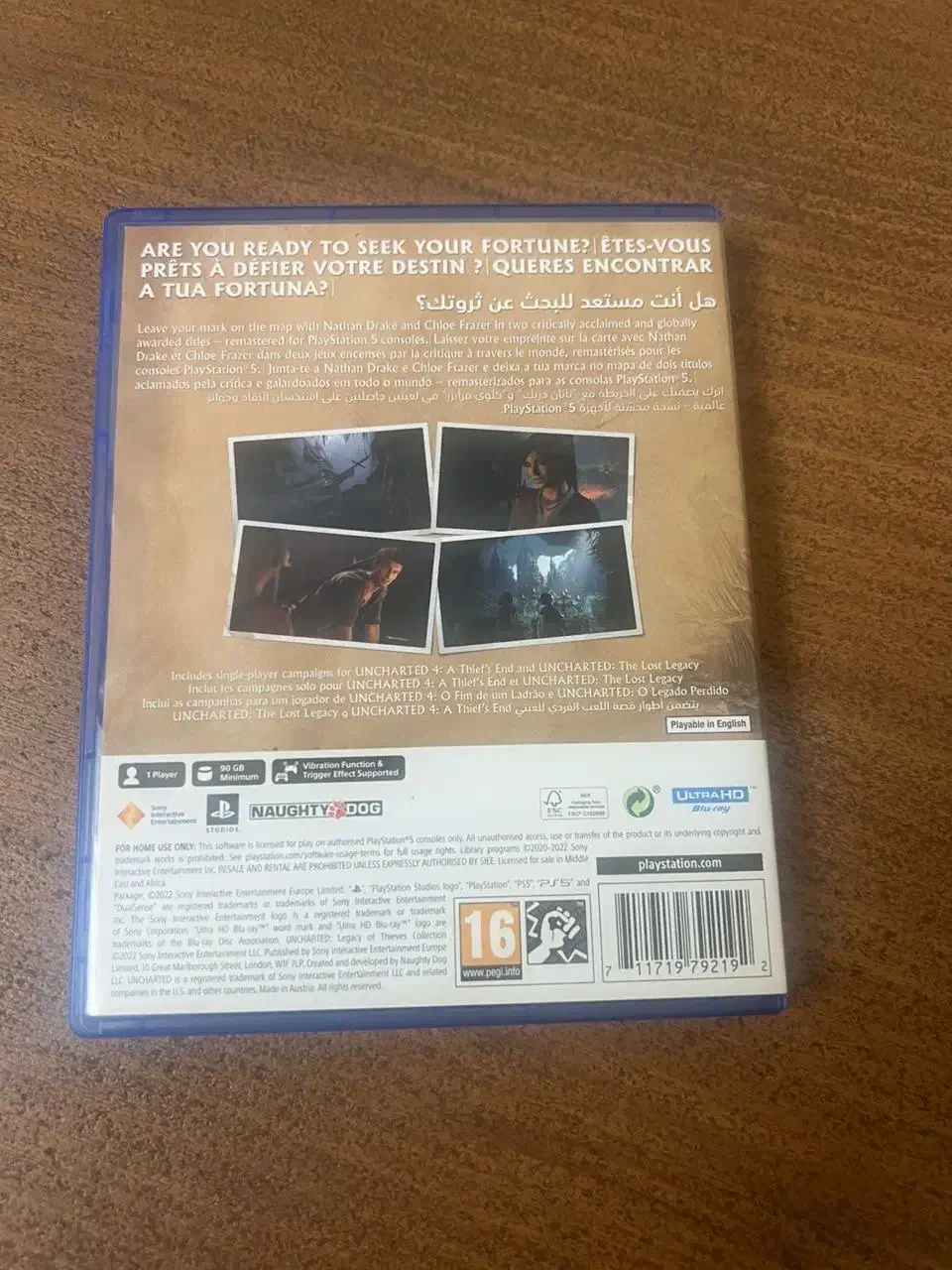 دیسک بازی Uncharted - مخصوص PS5|کنسول، بازی ویدئویی و آنلاین|تهران, نیروی هوایی (پیروزی)|دیوار