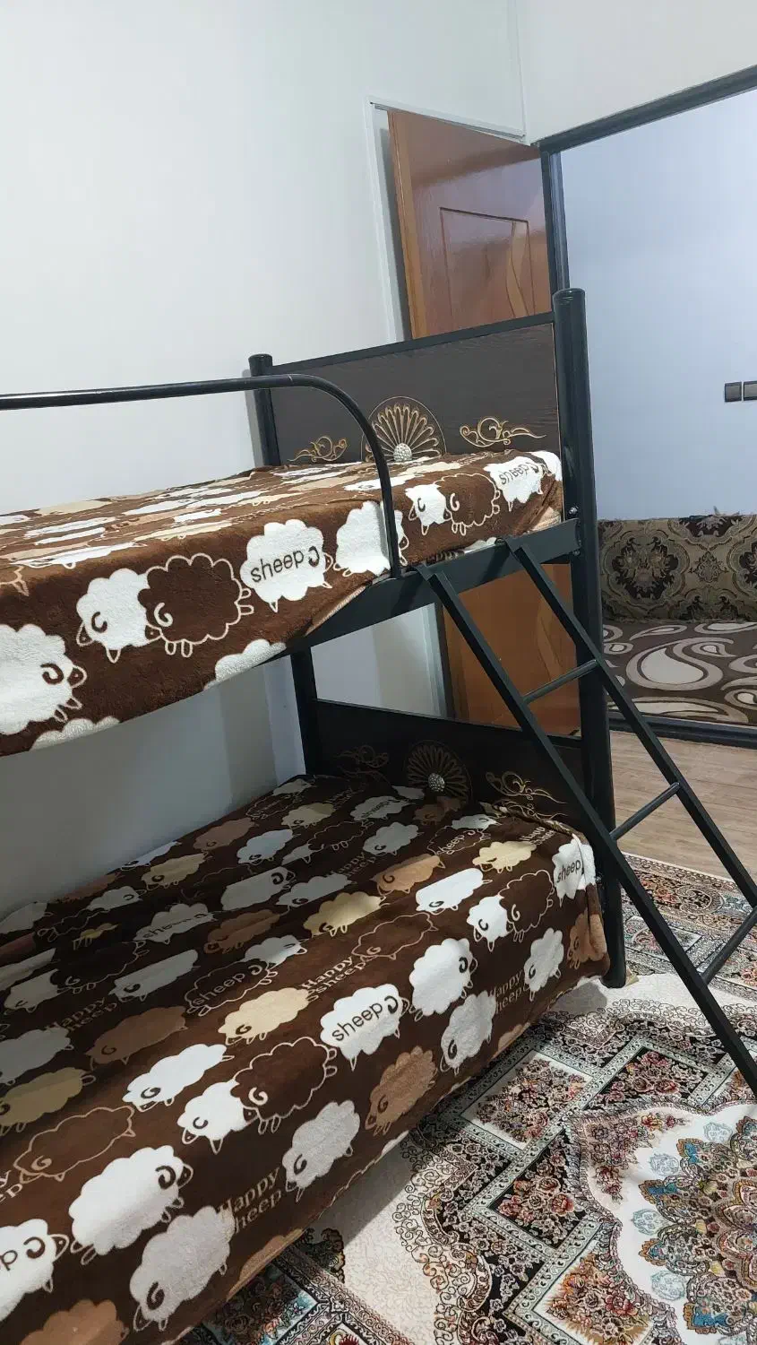 تخت یک نفره دوطبقه با تشک|تخت و سرویس خواب|سقز, |دیوار