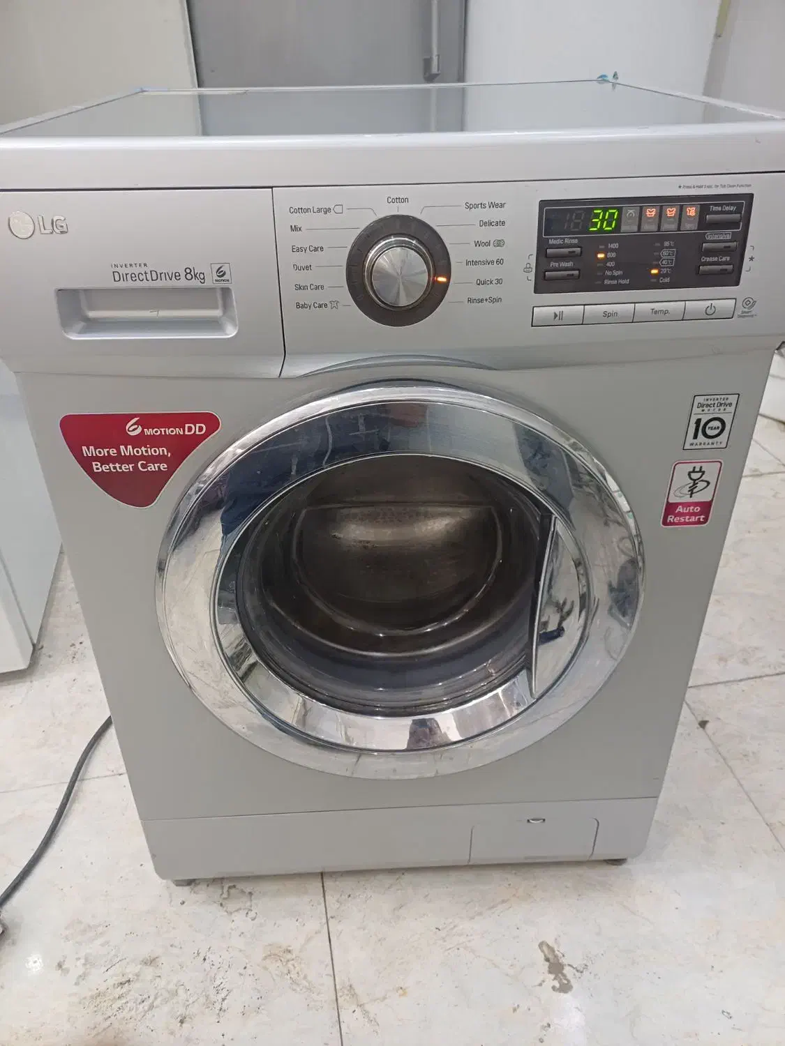 لباسشویی 8کیلویی LG|ماشین لباسشویی و خشککن لباس|میانه, |دیوار