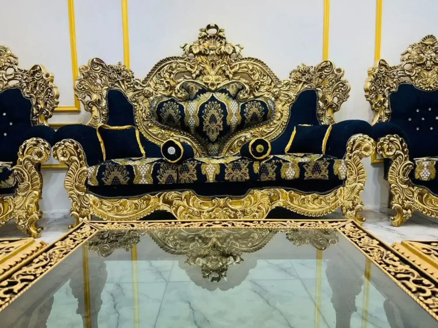 مبل استیل سلطنتی مدل نوژن|مبلمان خانگی و میز عسلی|زاهدان, |دیوار