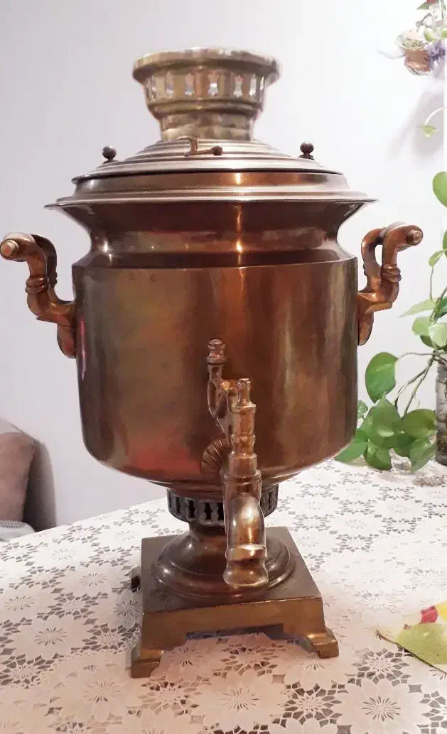 سماورذغالی روسی ونفتی-قپان-آبغوره گیرقدیمی|کلکسیون اشیاء عتیقه|پردیس, فاز ۱۱|دیوار