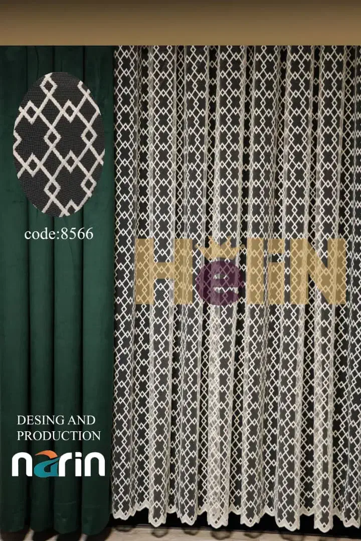 پرده صدفی تمام گل|پرده، رانر، رومیزی|تهران, شهرک هما|دیوار