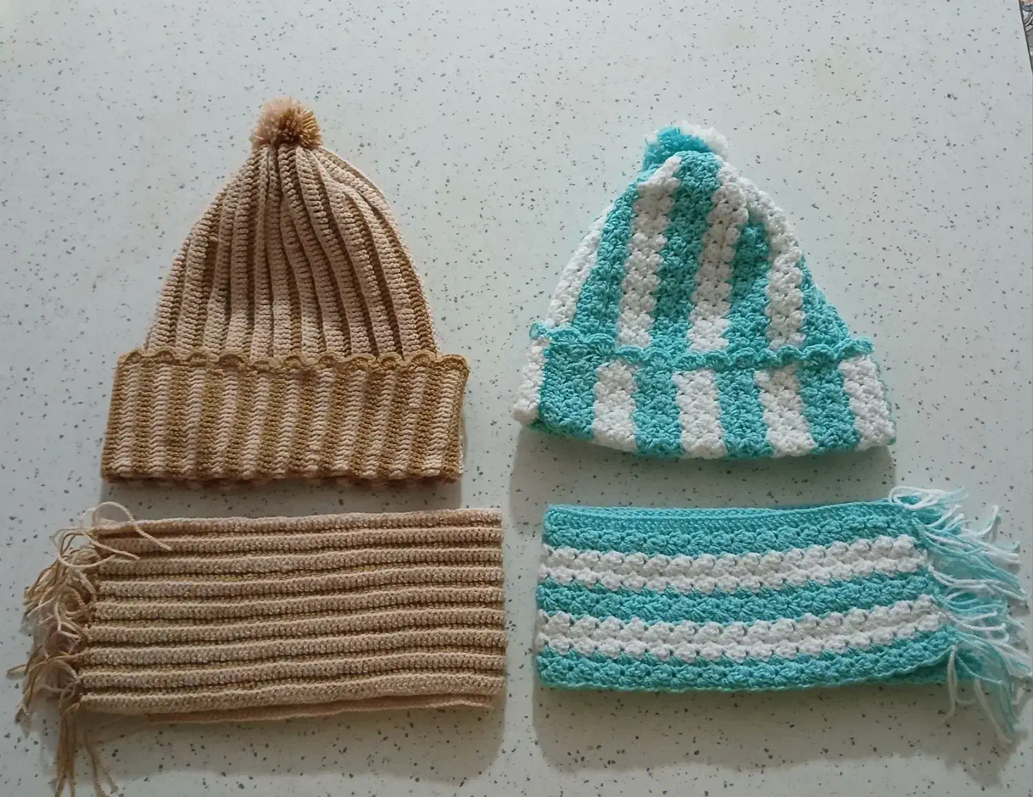 شال و کلاه و انواع بافت ها|لوازم خیاطی و بافتنی|چهارباغ, |دیوار