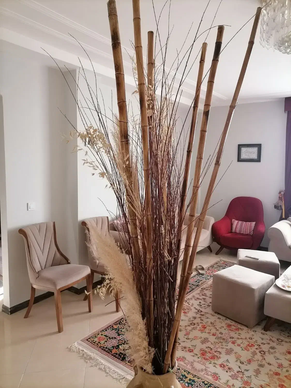 فروش گلدان بامبو|گل و گیاه طبیعی|صدرا-فارس, فاز ۱|دیوار